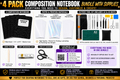Starter Composition Notebook All In One Bundle
